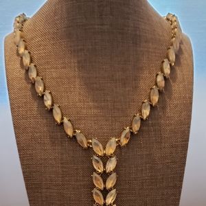 Beautiful Baublebar rhinestone necklace (16" long)